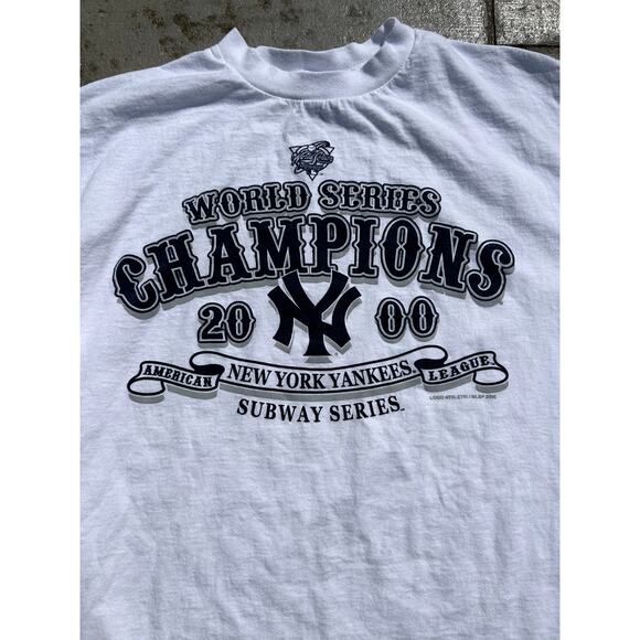 2000 Yankees Subway Series World Series Champion T Shirt - Great Condition - Picture 2 of 4